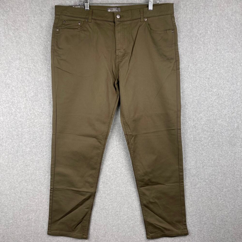 N4009 Member's Mark Slim Fit Logan 5 Pocket Pant Mens Size 38x30